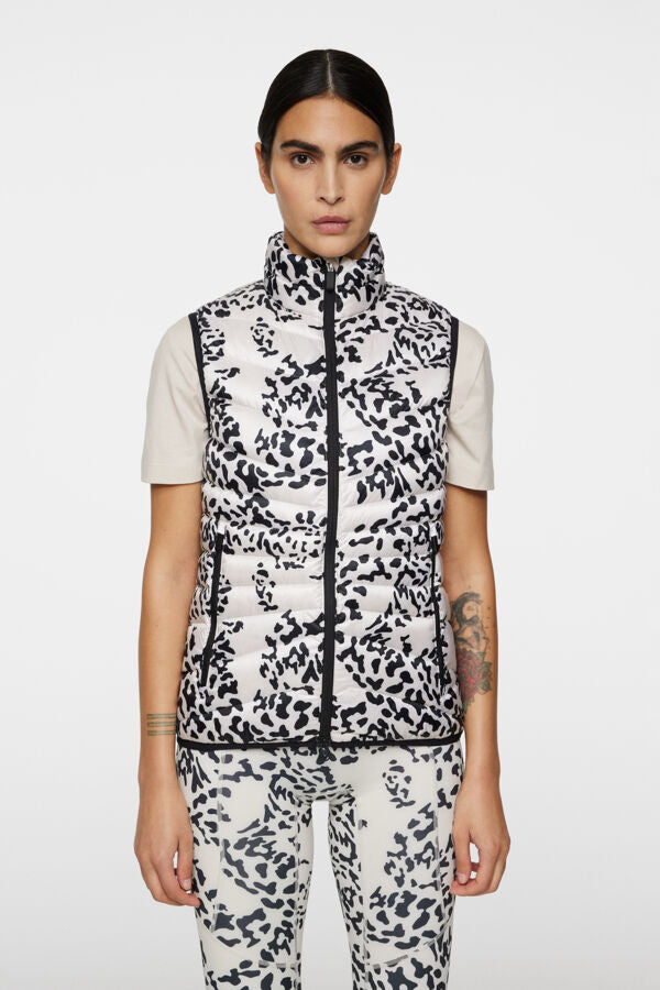 Lara Light Down Printed Vest