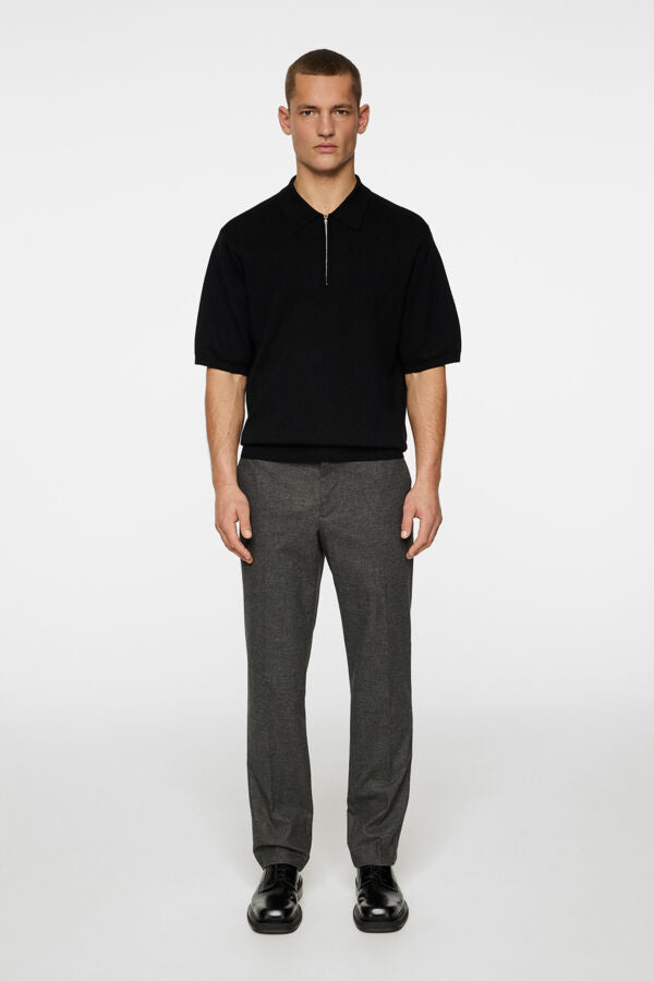 Tyler Quarter Zip Knit Polo