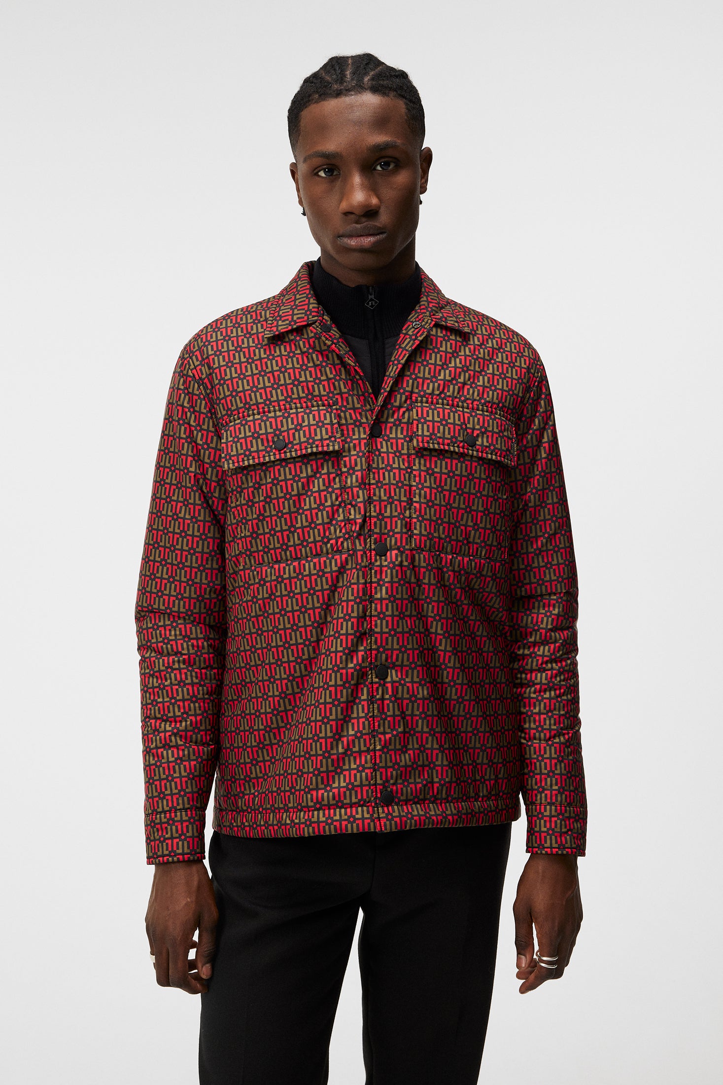 Nile Padded Print Overshirt