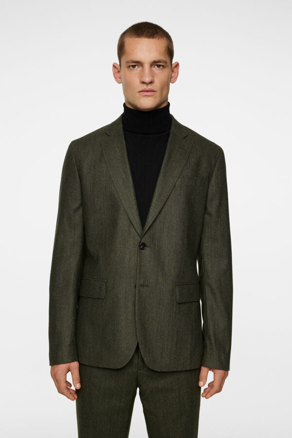 Elton Cashmere Flannel Blazer