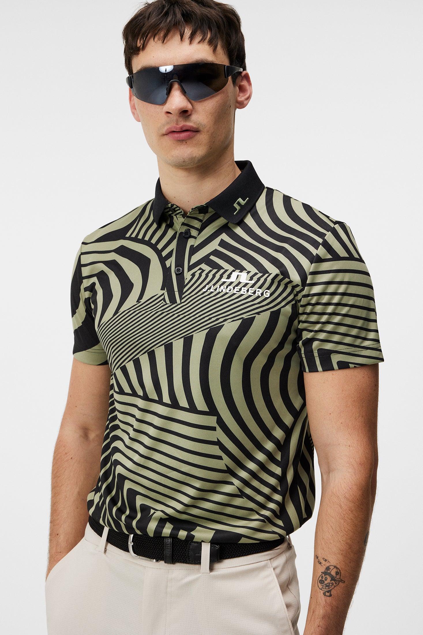 KV Tour Print Golf Polo