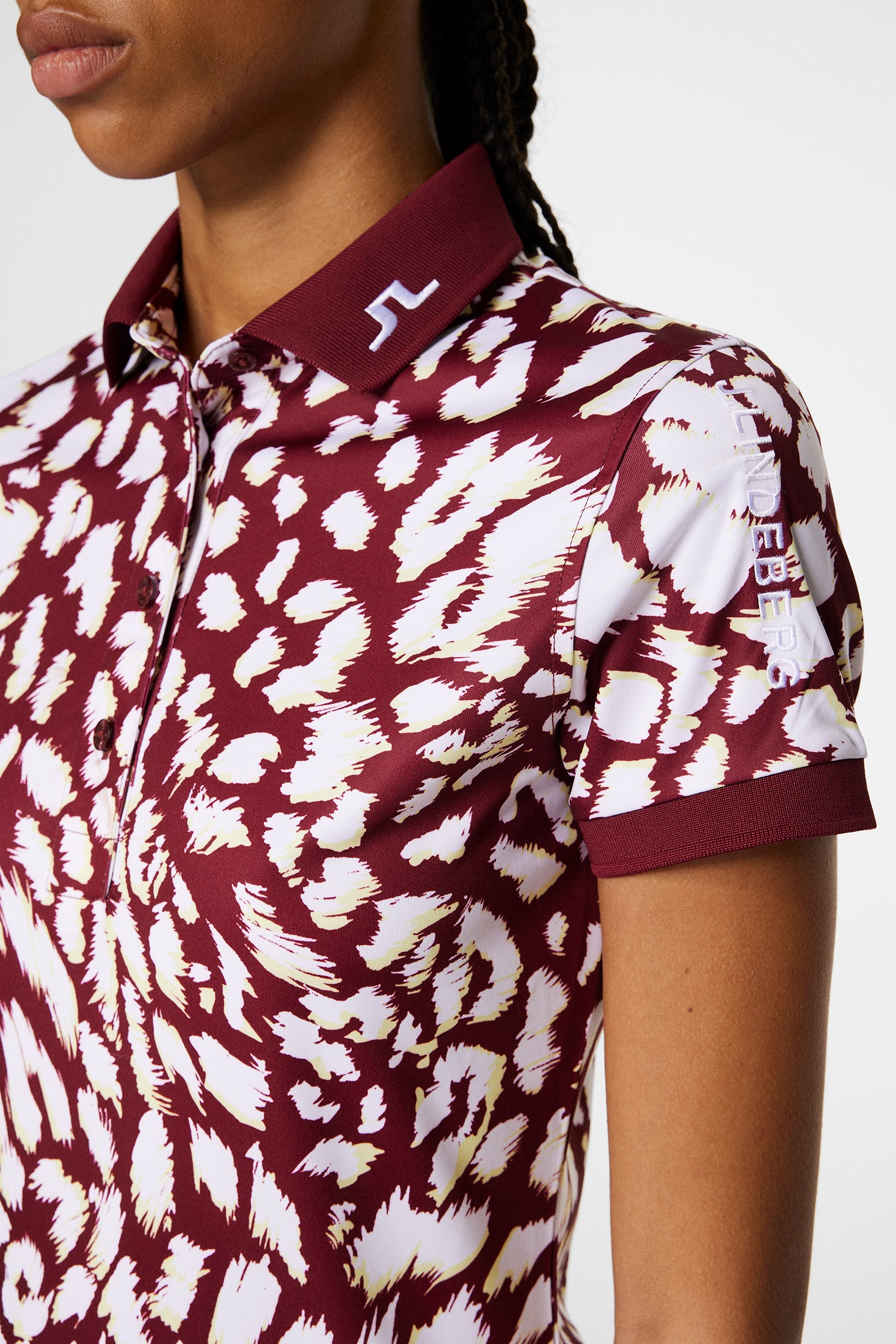 Women's Tour Tech Print Polo