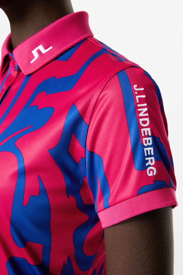 Women's Tour Tech Print Polo