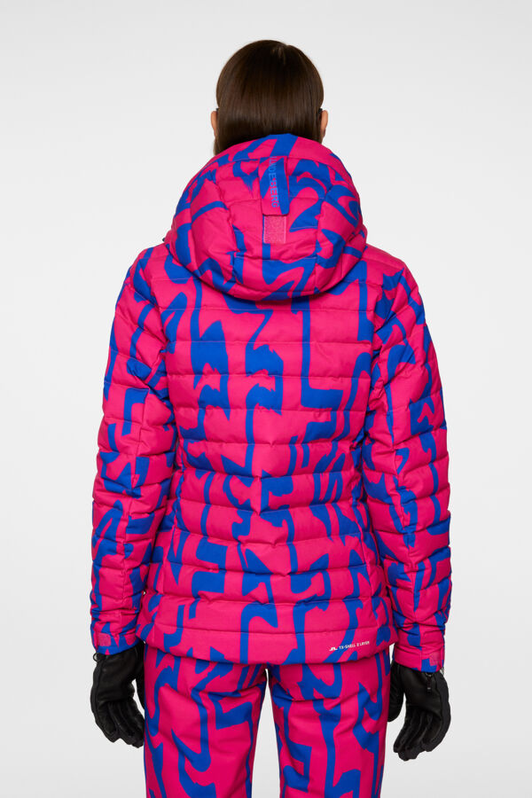 Women's Thermic Print Down Jacket