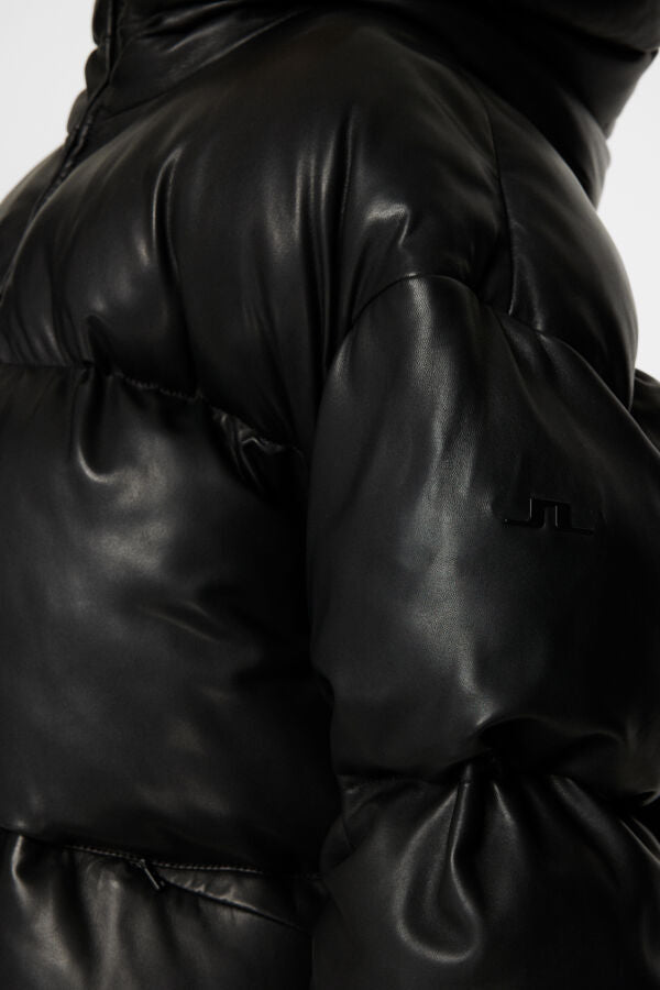 Jolene Leather Padded Jacket