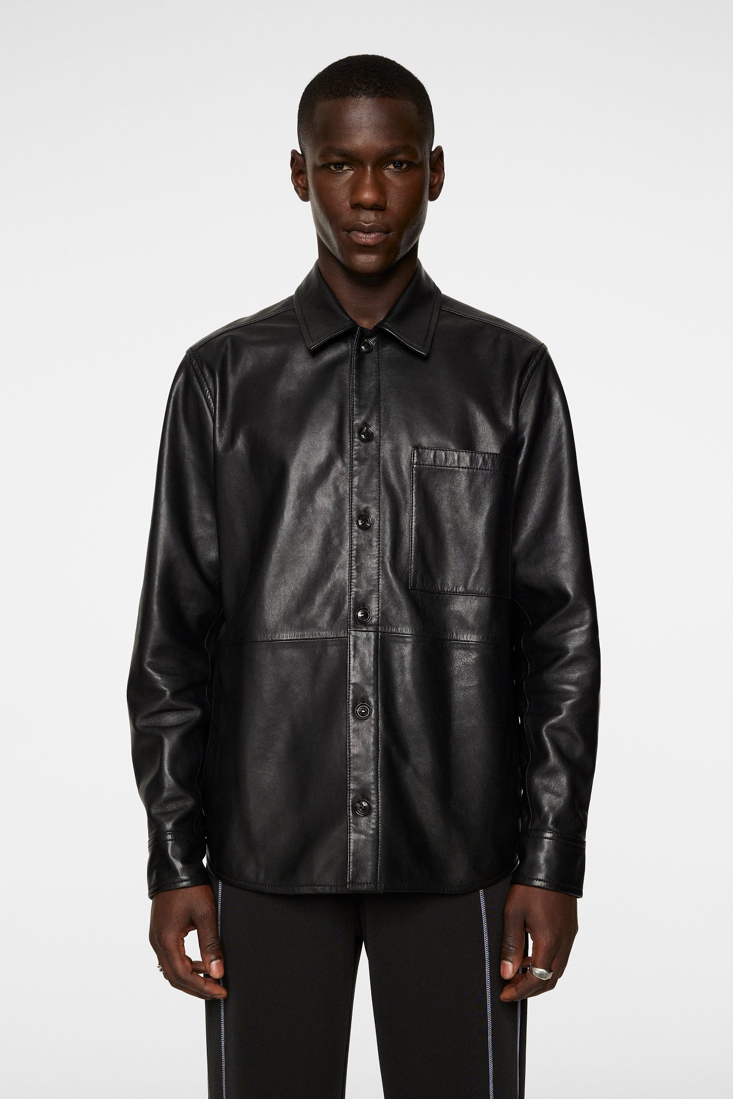 Lanson Leather Overshirt