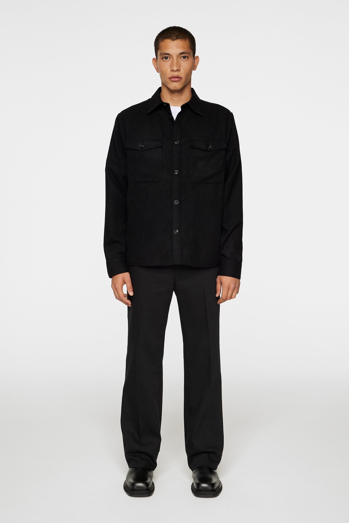 Flat Wool Overshirt