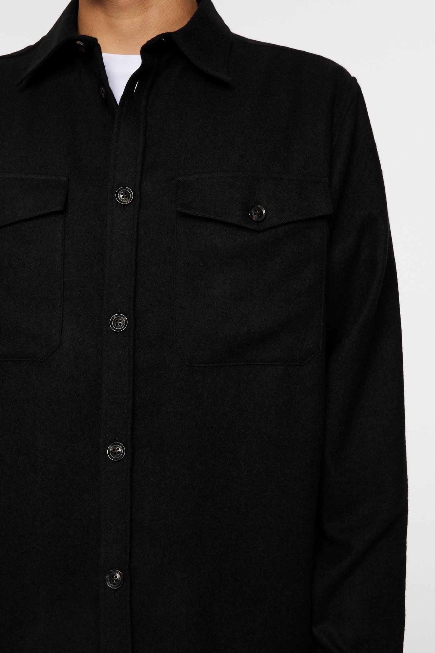 Flat Wool Overshirt