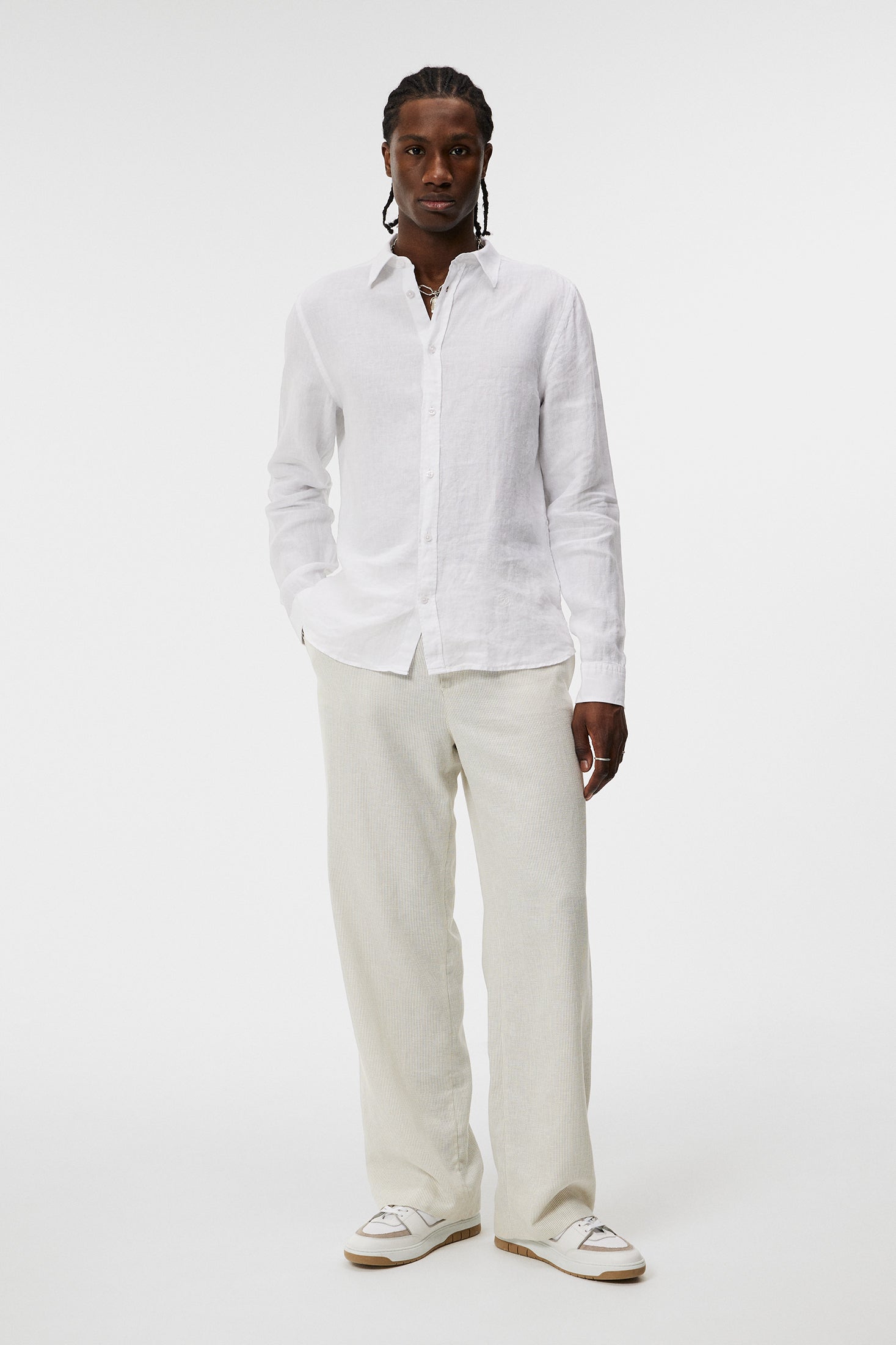 Slim Linen Melange Shirt