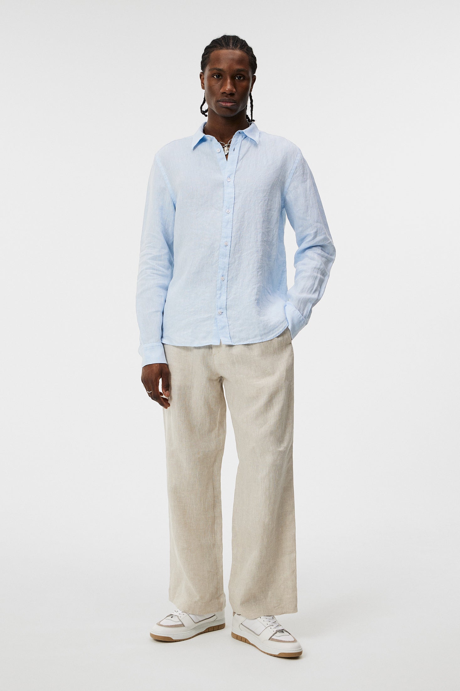 Slim Linen Melange Shirt