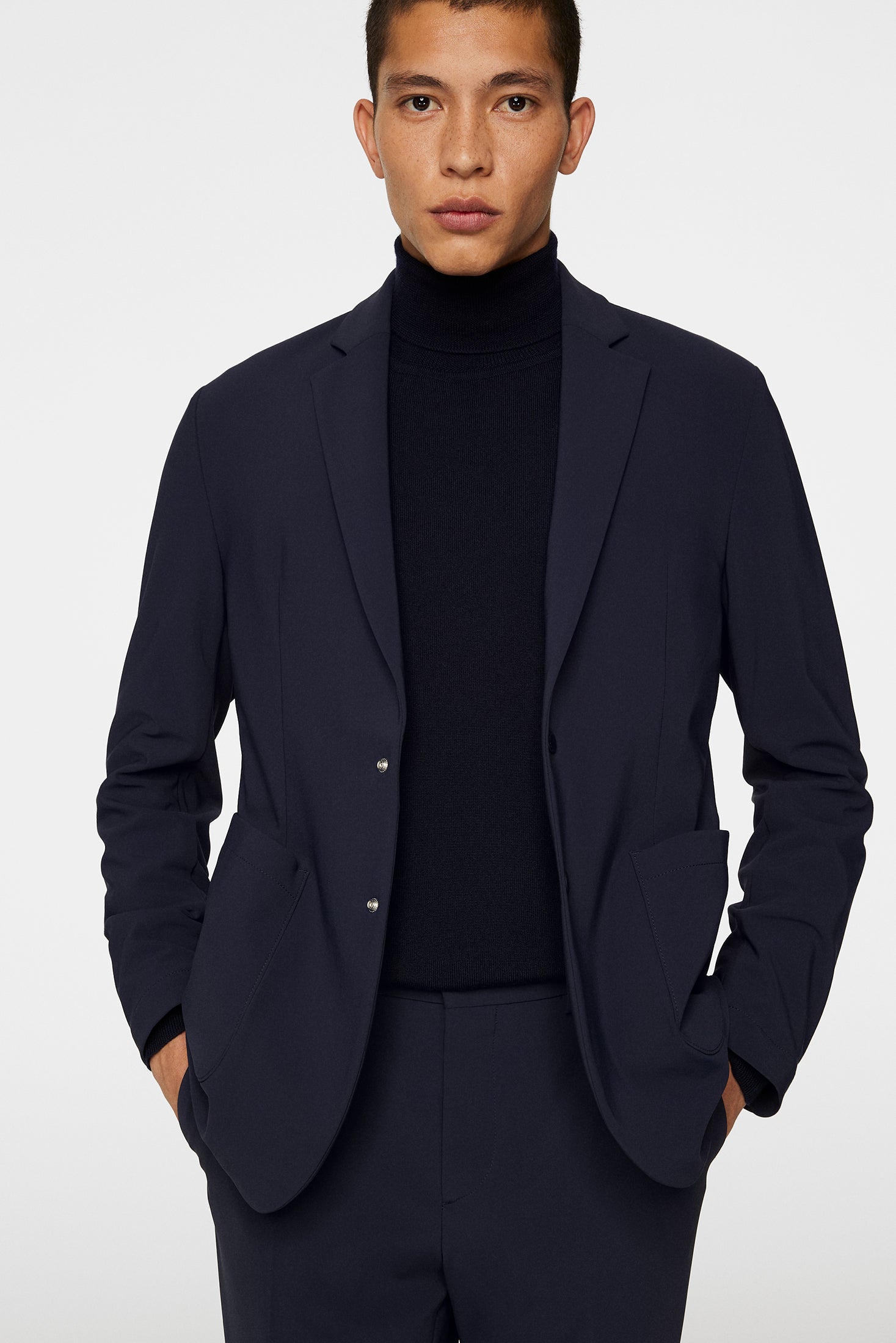 Pat Bonded Jersey Blazer